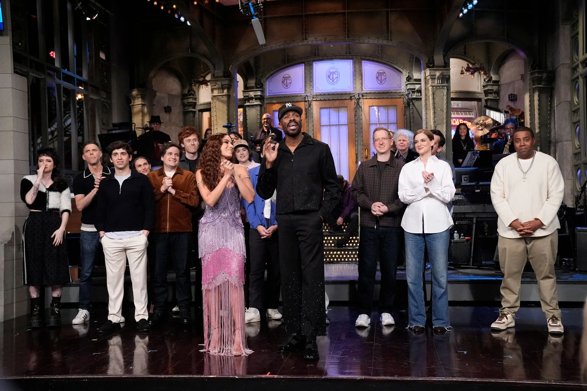 Image may contain Colman Domingo Paul Hester Anitta Lenny Pickett Adult Person Clothing Footwear Shoe and Wedding