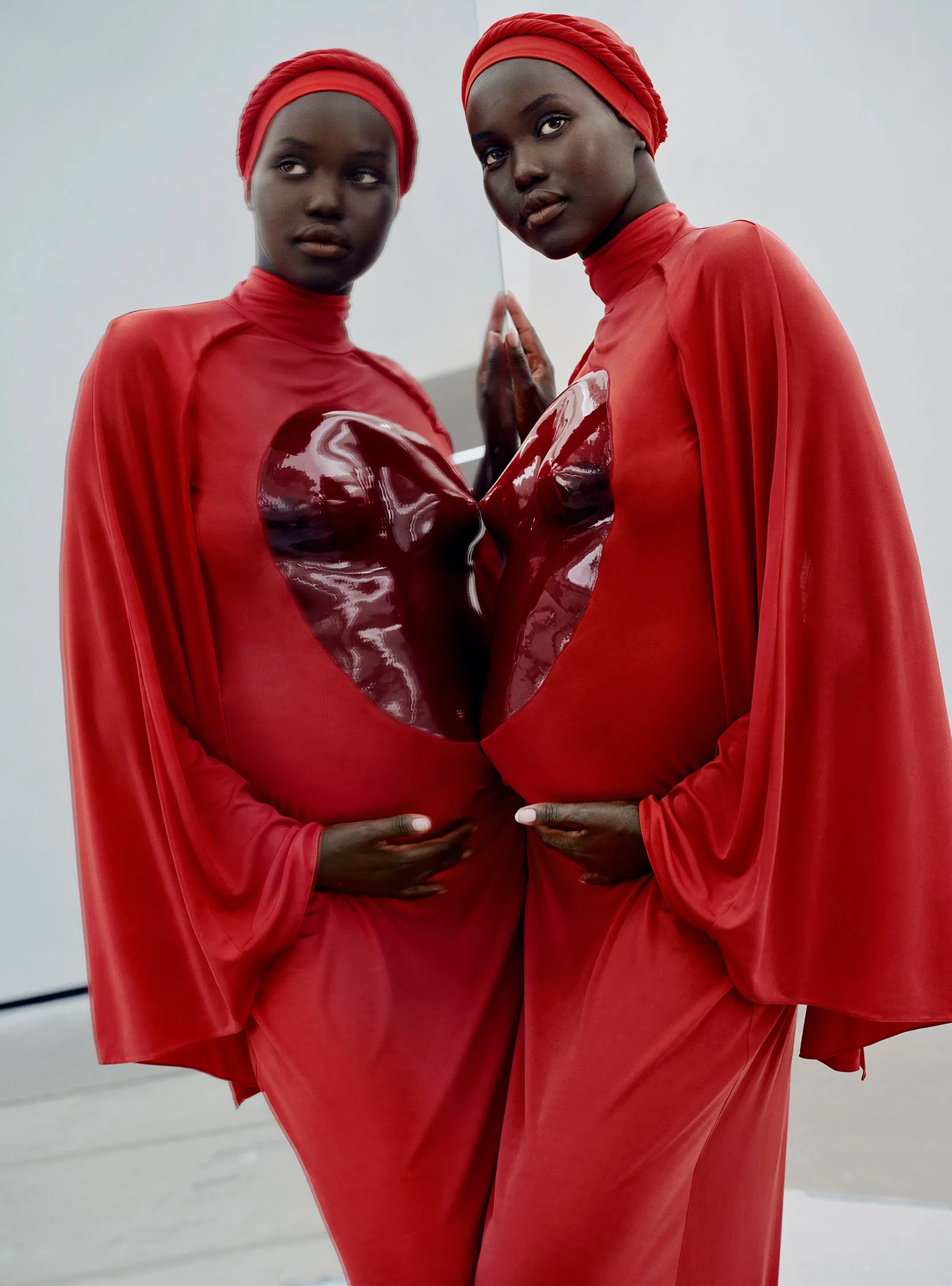 Image may contain Lupita Nyong'o People Person Clothing Coat Adult Face Head and Wedding