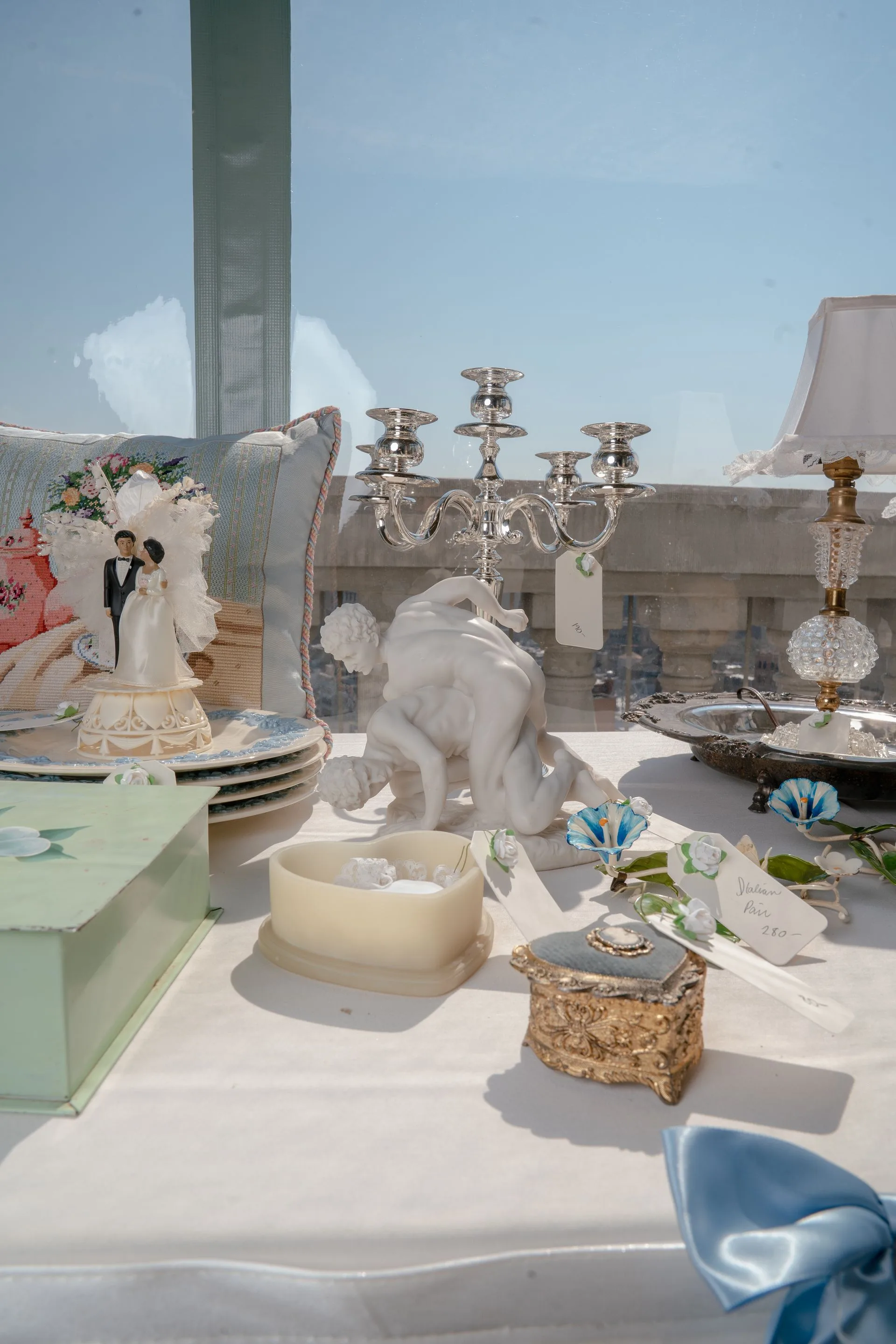 Image may contain Furniture Table Architecture Building Dining Room Dining Table Indoors Room Tabletop and Lamp