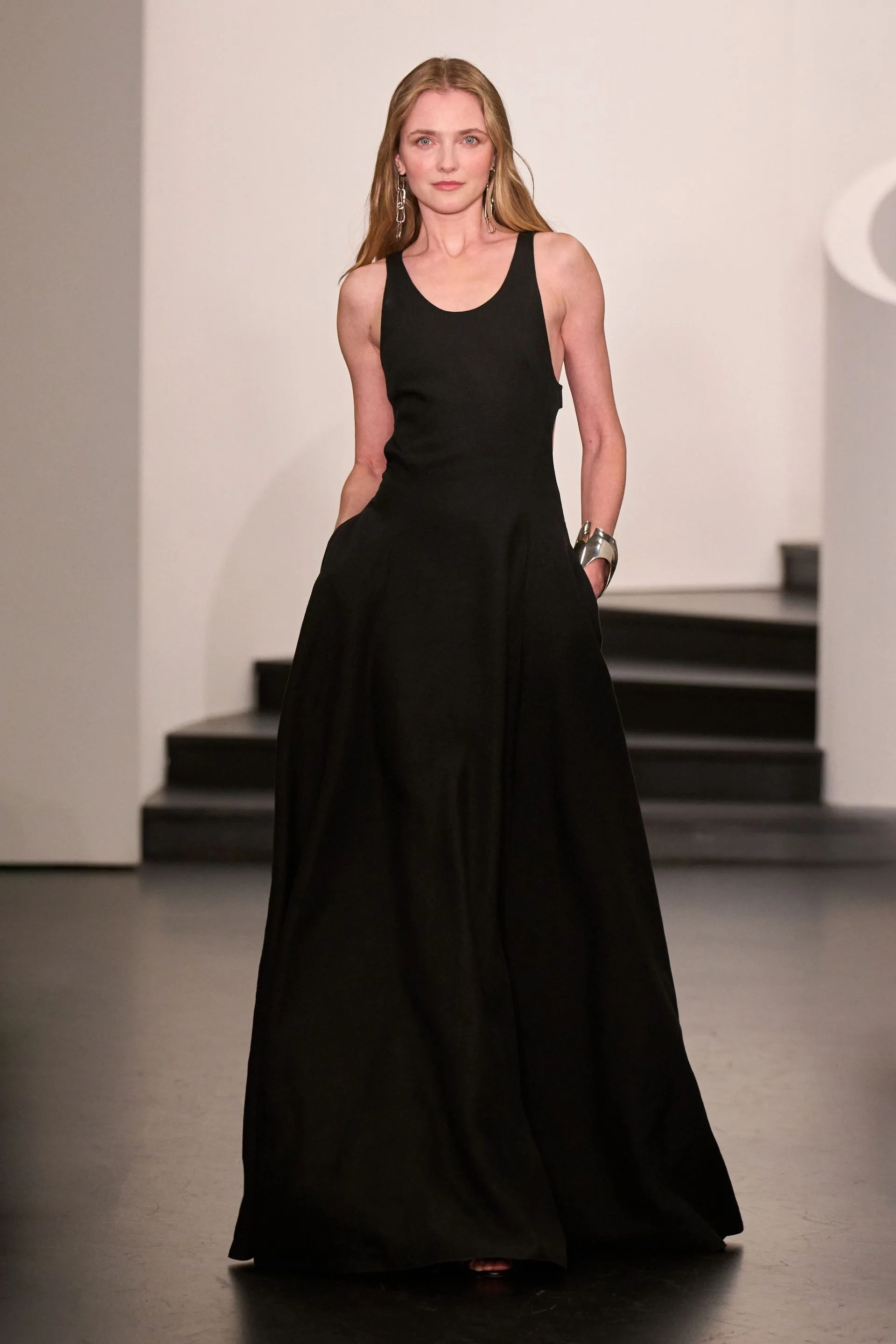 Image may contain Vlada Roslyakova Clothing Dress Formal Wear Evening Dress Fashion Gown Adult Person and Wedding